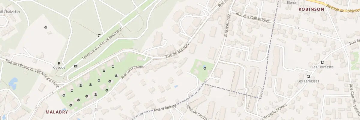 Plan du 96 Rue de Malabry au Plessis-Robinson