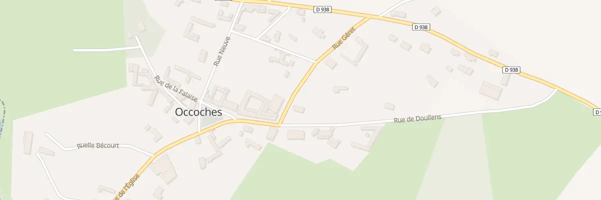 Plan du 36 Rue de Doullens à Occoches