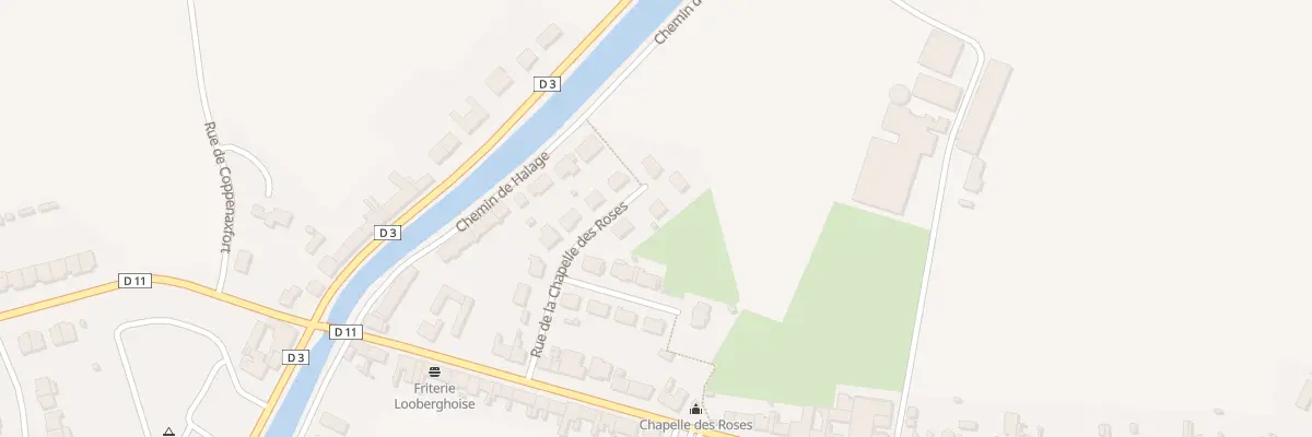 Plan du 19 Rue de la Chapelle des Roses à Looberghe