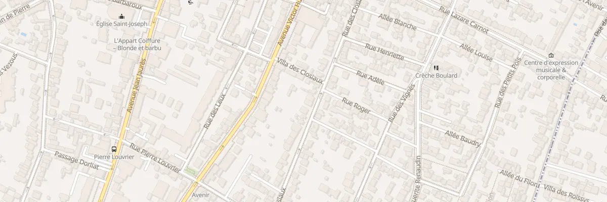 Plan du 69 Rue des Closiaux à Clamart