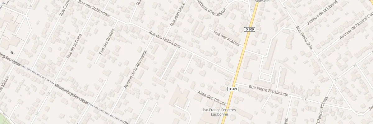 Plan du 80 Rue des Robinettes à Eaubonne