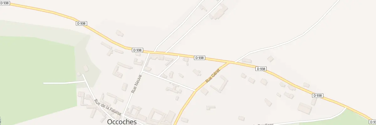 Plan du 81 Rte d’Auxi à Occoches