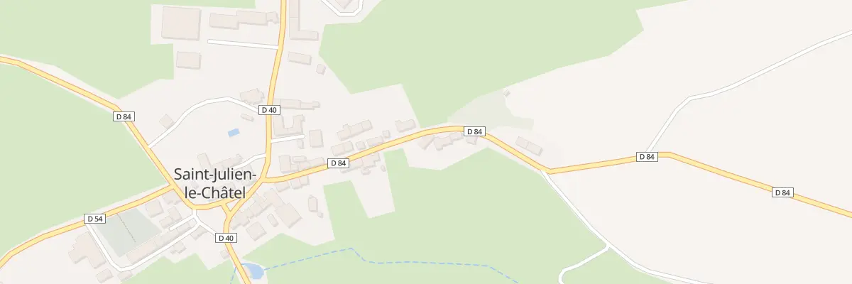 Plan du 8 Rue du Champ du Clocher à Saint-Julien-le-Châtel