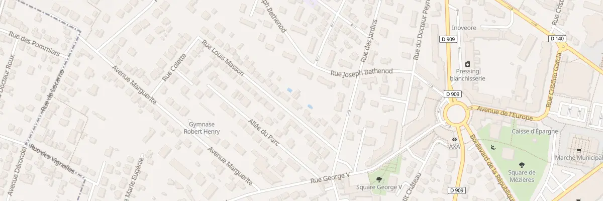 Plan du 10 Rue Louis Masson à Eaubonne