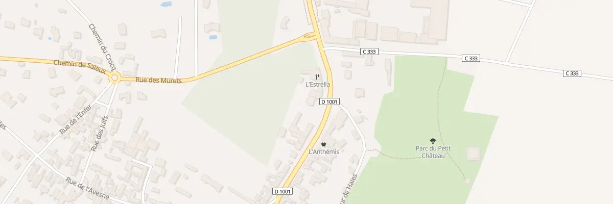 Plan du 95 Rte Nationale à Dury