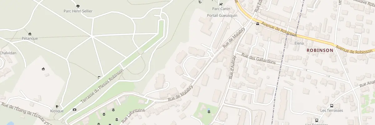 Plan du 119 Rue de Malabry au Plessis-Robinson