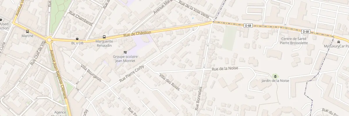 Plan du 58 Rue Pierre Corby à Clamart