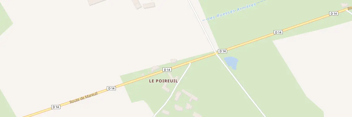 Plan du 1 Le Poireuil à Venesmes