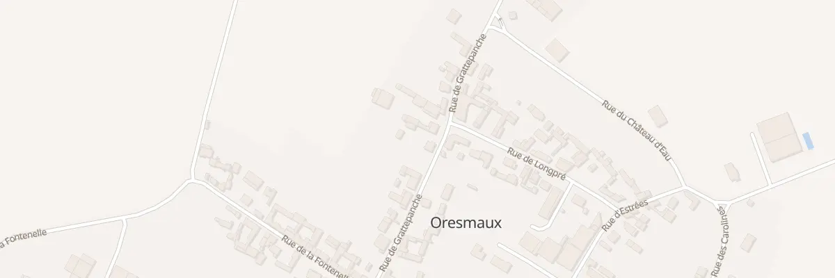 Plan du 9 Rue de Grattepanche à Oresmaux