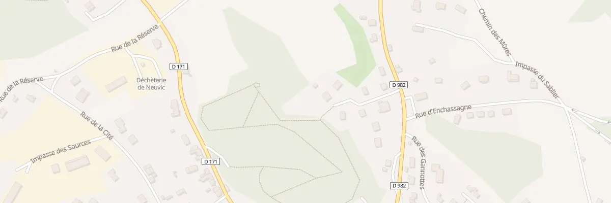 Plan du 5869 Rte d’Ussel à Neuvic