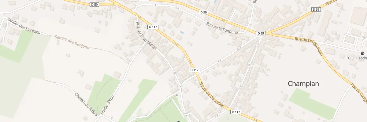 Plan du 153B Rte de Versailles à Champlan