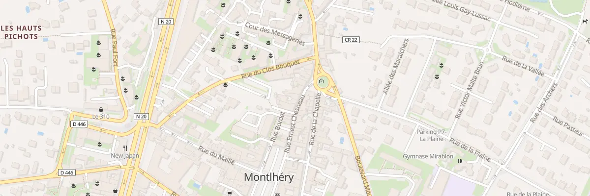 Plan du 23 Rue Ernest Chesneau à Montlhéry