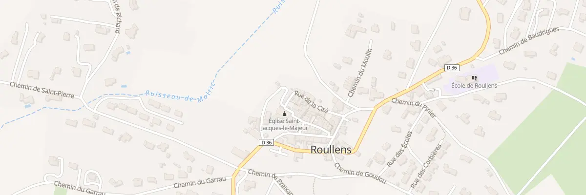 Plan du 11 Rue de la Cité à Roullens