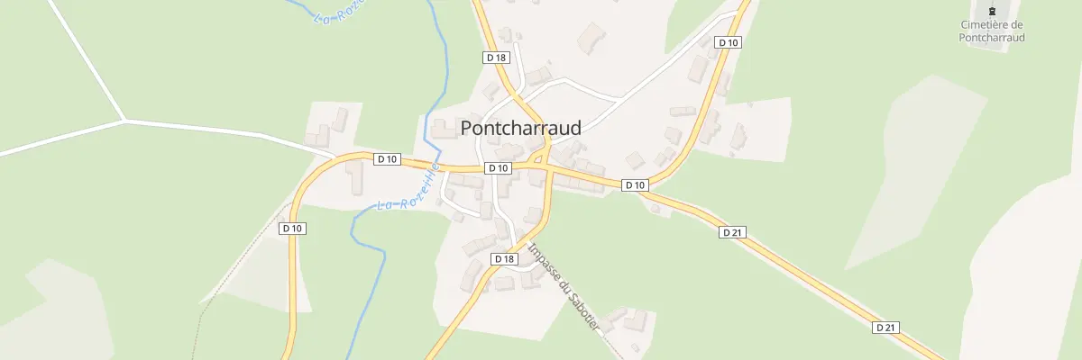 Plan du 5072 Le Bourg à Pontcharraud