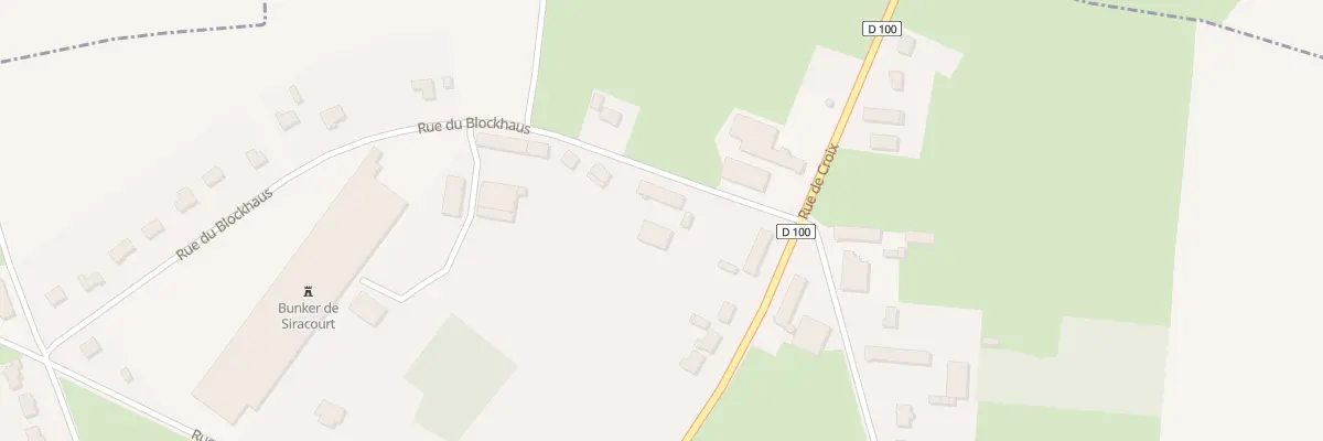 Plan du 1 Rue du Blockhaus à Siracourt