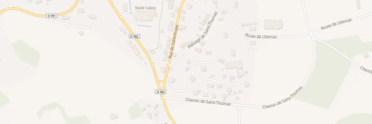Plan du 5957 Saint Thomas Sud à Neuvic