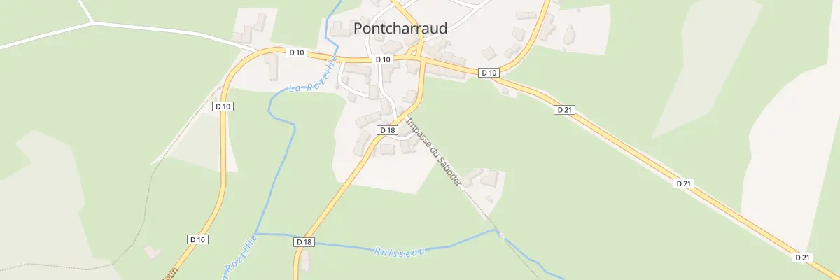 Plan du 10 Imp du Sabotier à Pontcharraud