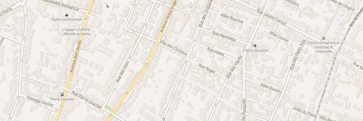 Plan du 73 Rue des Closiaux à Clamart