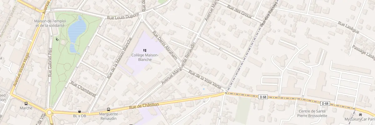 Plan du 24B Av Marguerite Renaudin à Clamart