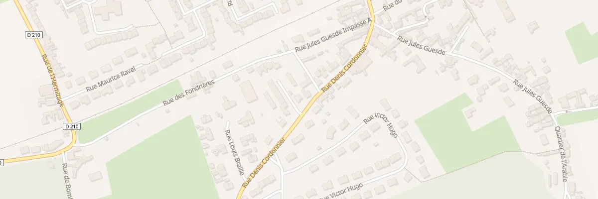 Plan du 24 Rue Denis Cordonnier à Blendecques