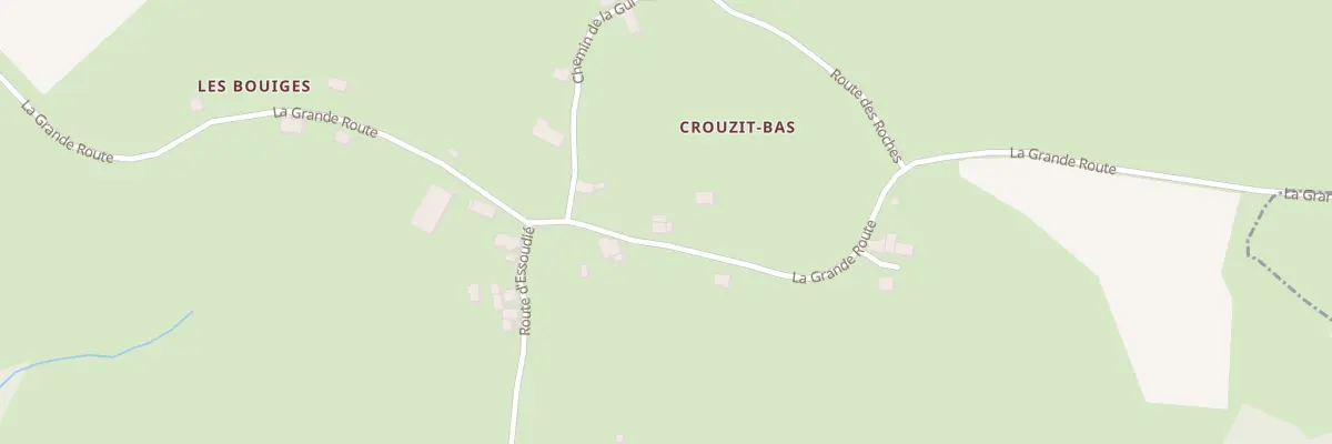 Plan du 5249 Crouzit Bas à Chalvignac