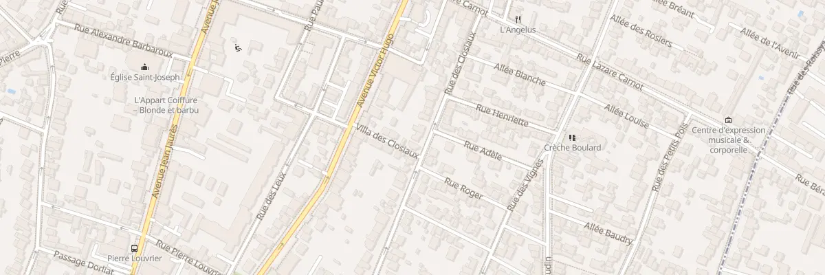 Plan du 81 Rue des Closiaux à Clamart