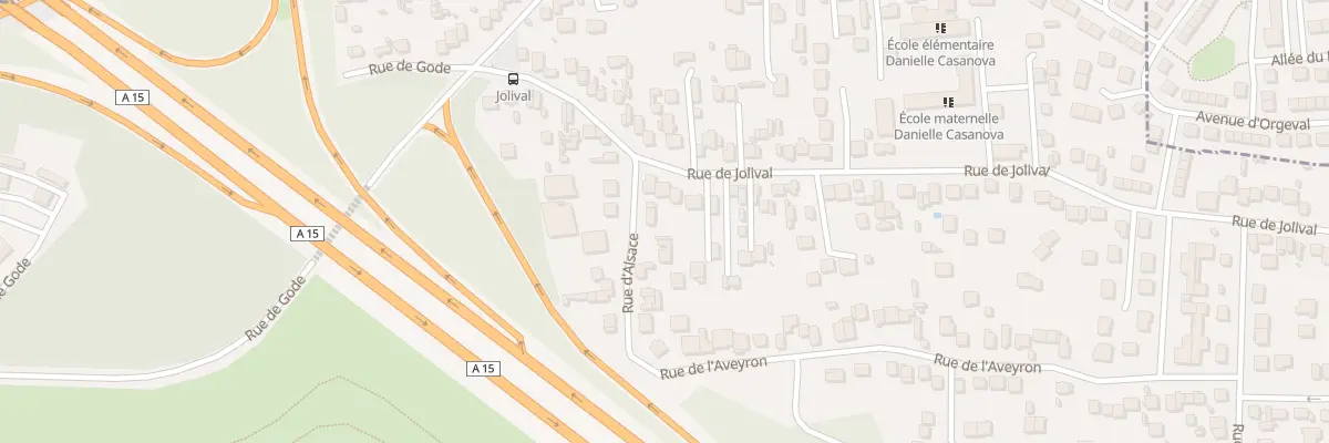Plan du 22 Rue de Jolival à Argenteuil