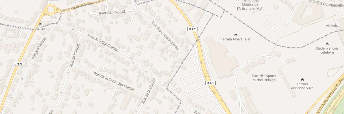 Plan du 34 Rue des Cressonnieres à Sannois