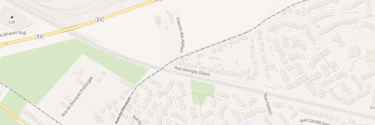 Plan du 32 Rue Georges Sillard à Persan