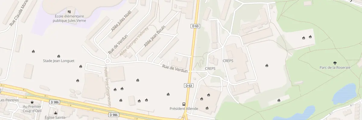 Plan du 2 Rue de Verdun à Châtenay-Malabry