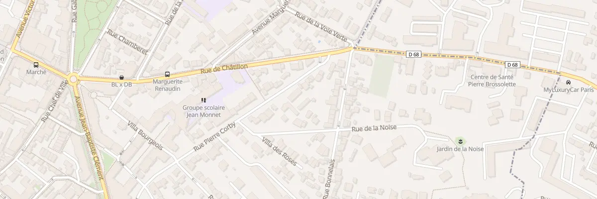 Plan du 60 Rue Pierre Corby à Clamart