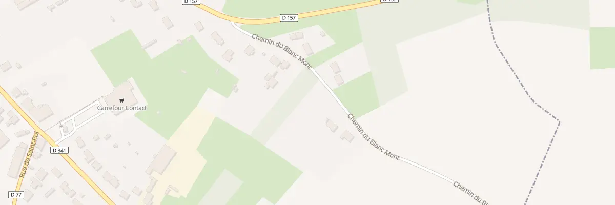 Plan du 14 Che du Blanc Mont à Thérouanne