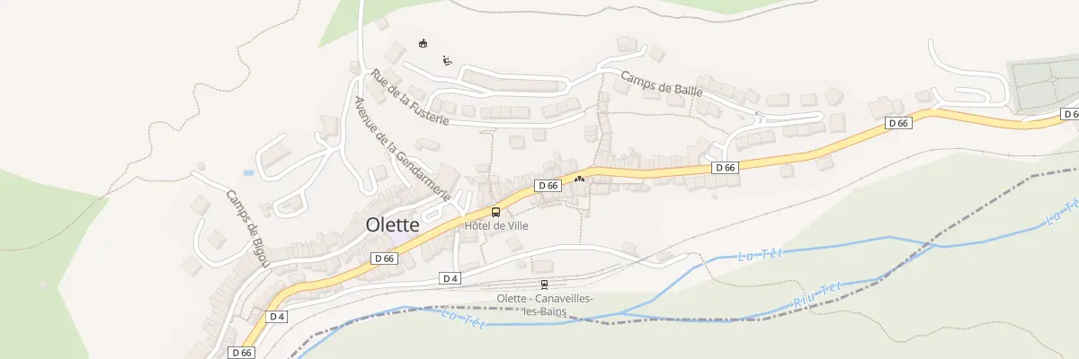 Plan du 62 Av du General de Gaulle à Olette