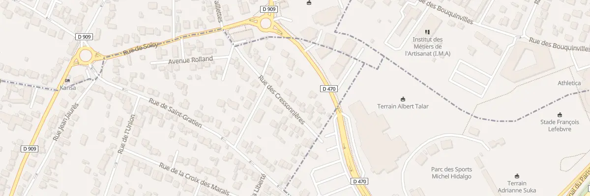 Plan du 21 Rue des Cressonnieres à Sannois