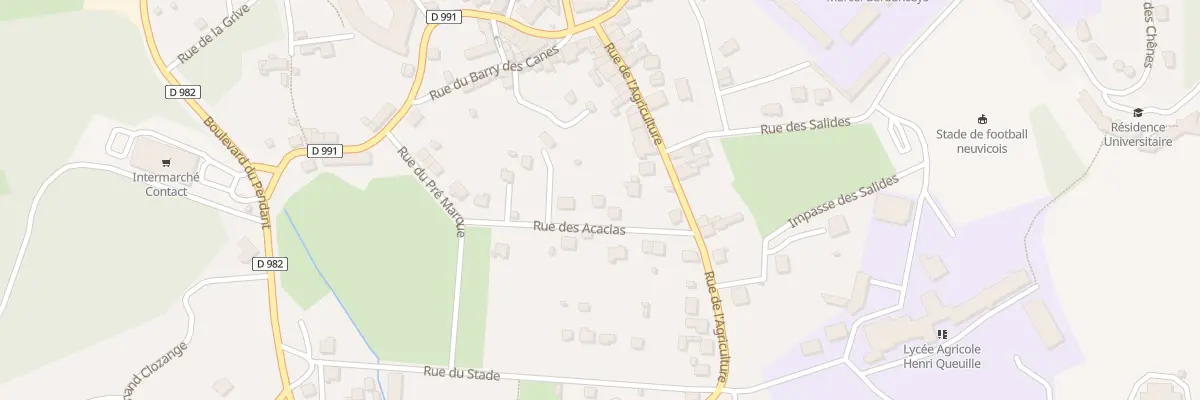 Plan du 5448 Rue des Acacias à Neuvic