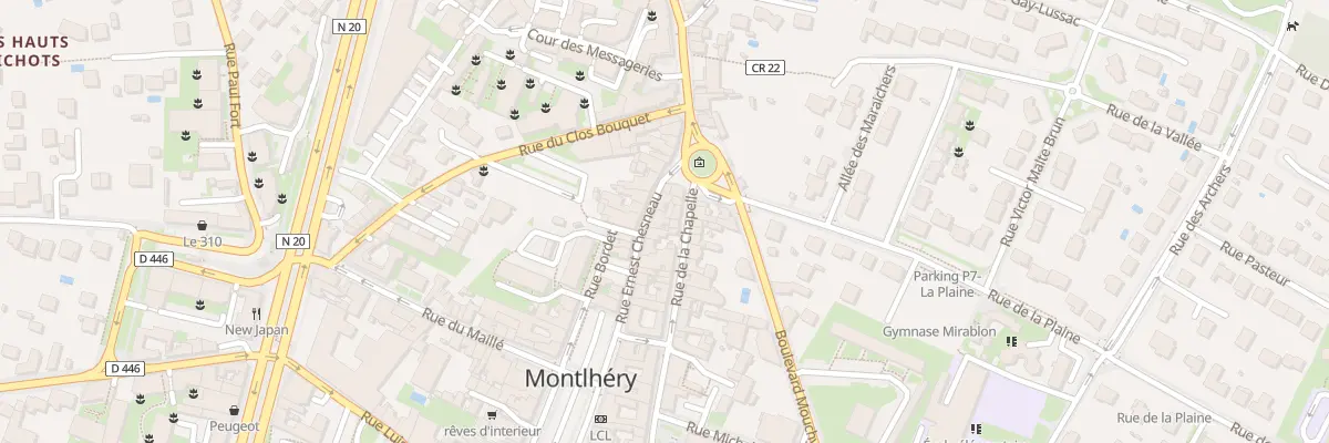 Plan du 20 Rue Ernest Chesneau à Montlhéry