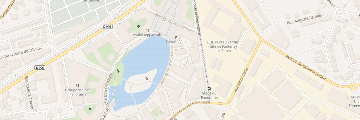 Plan du 9 All du Tour du Lac à Clamart