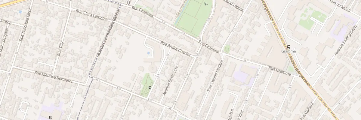 Plan du 5 Rue André Chénier à Bois-Colombes