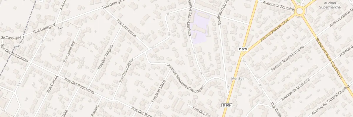 Plan du 22B Av Madame d’Houdetot à Eaubonne