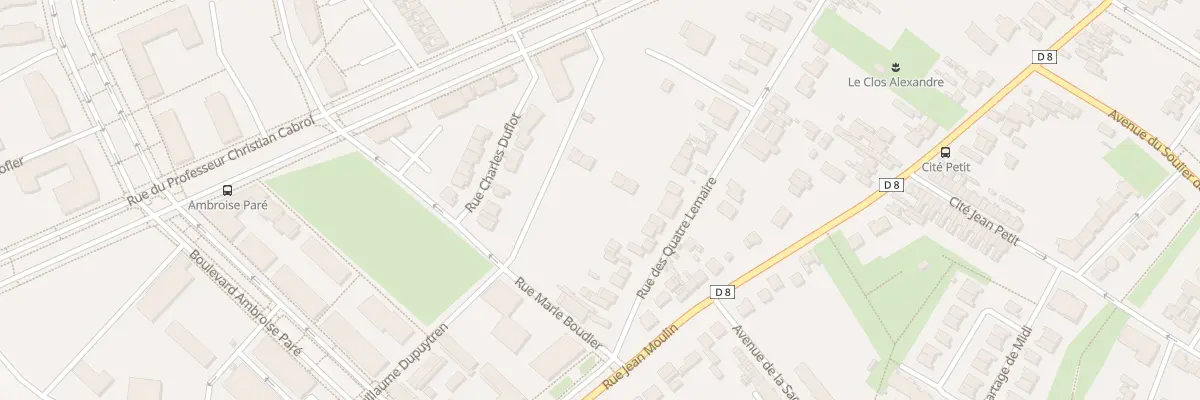 Plan du 298 Rue des Quatre Lemaire à Amiens