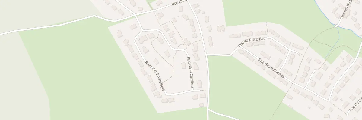 Plan du 10 Rue de la Carriere à Morthomiers
