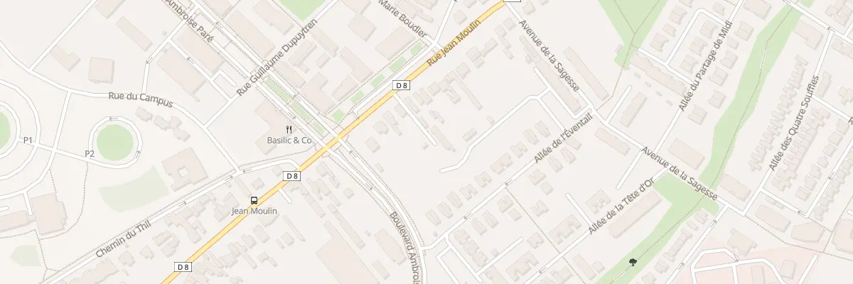 Plan du 207 Rue Jean Moulin à Amiens