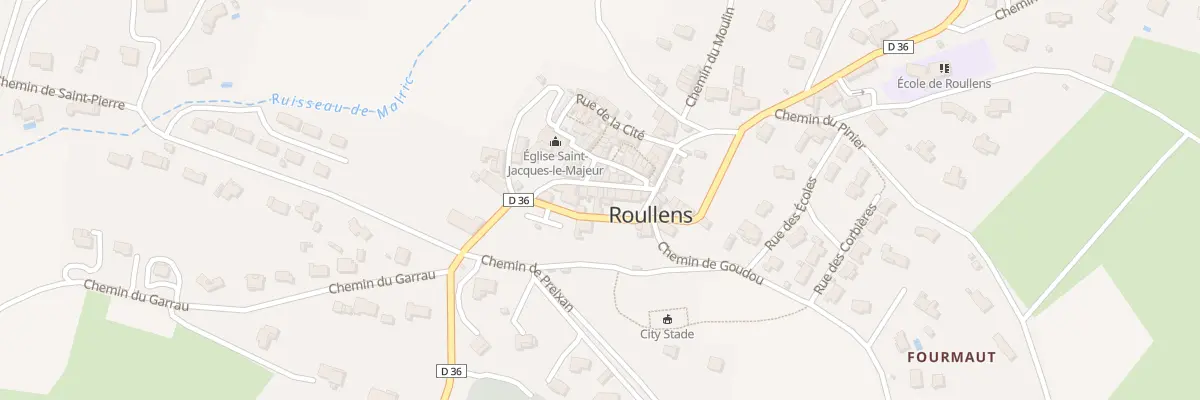 Plan du 3 Rue de la Mairie à Couffoulens