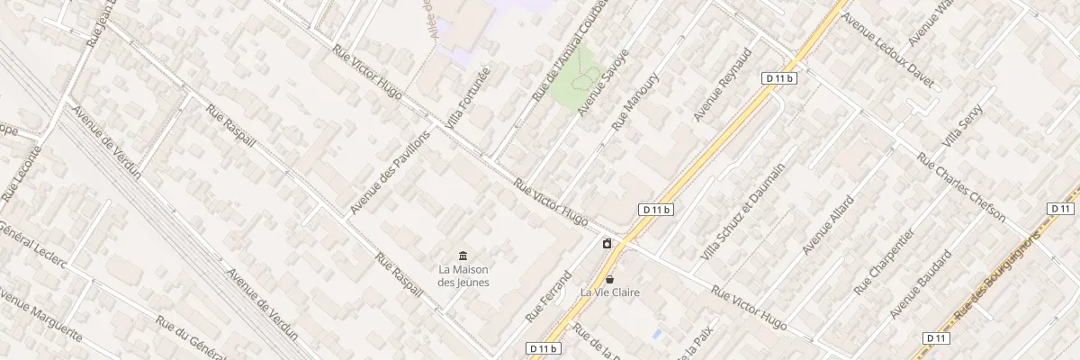 Plan du 62 Rue Victor Hugo à Bois-Colombes