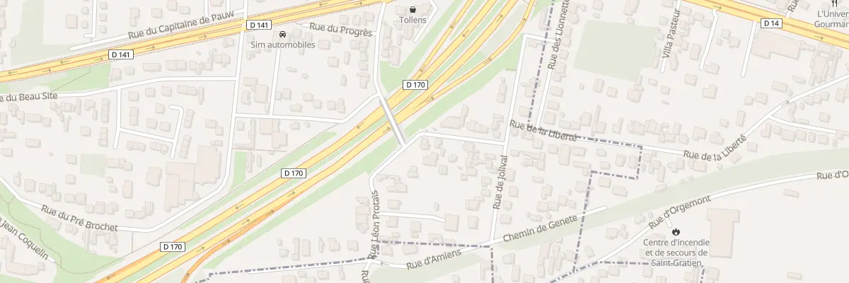 Plan du 6 Rue Robert Vermassen à Sannois