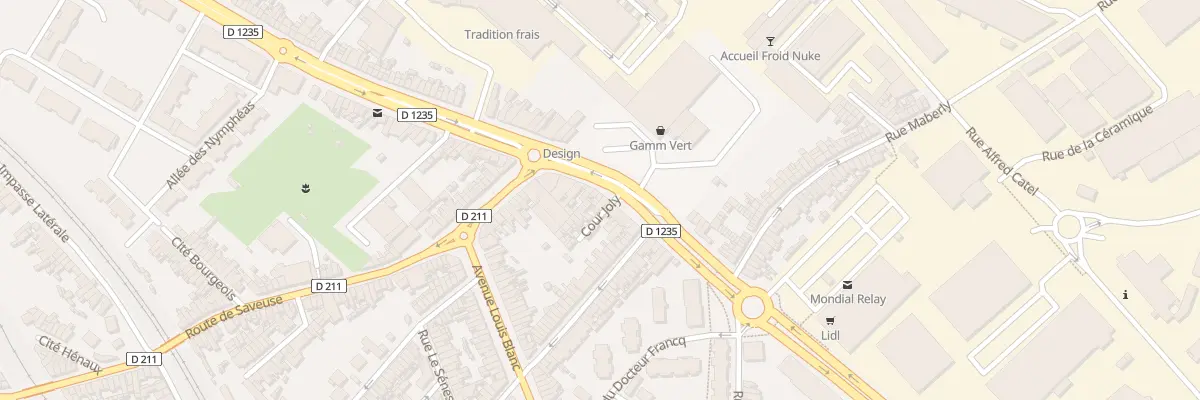 Plan du 367 Rue du Faubourg de Hem à Amiens