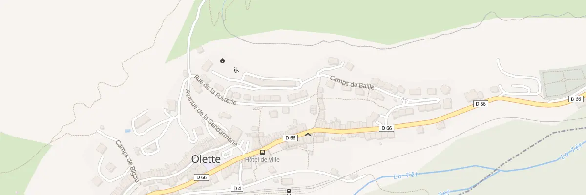 Plan du 24 Rue de la Fusterie à Olette