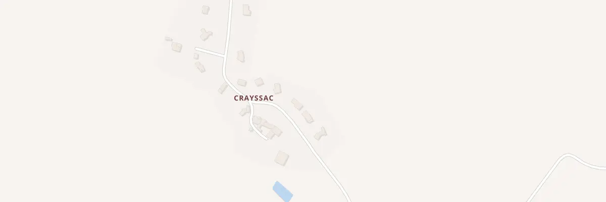 Plan du 5310 Crayssac à Roussennac