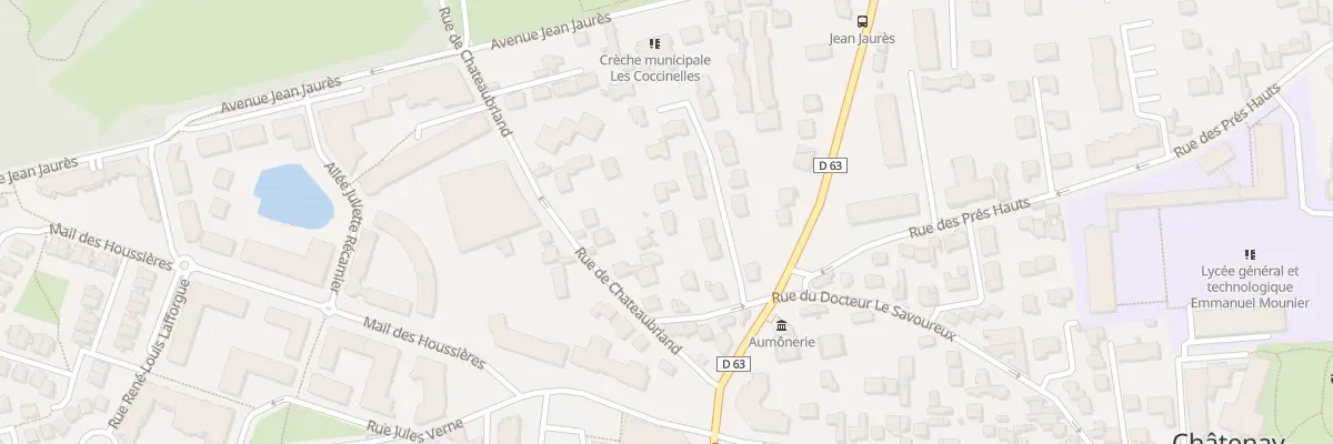 Plan du 76 Rue du Docteur le Savoureux à Châtenay-Malabry