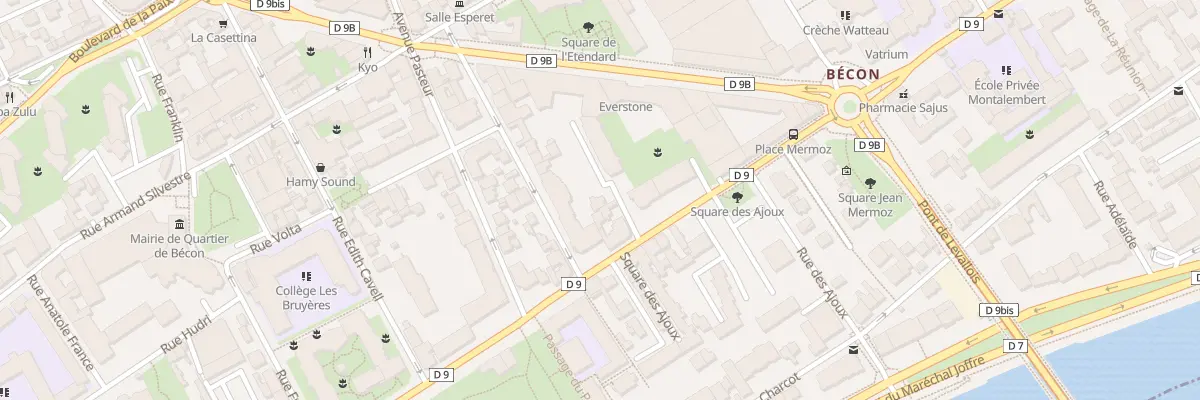 Plan du 3 Av des Vanettes à Courbevoie